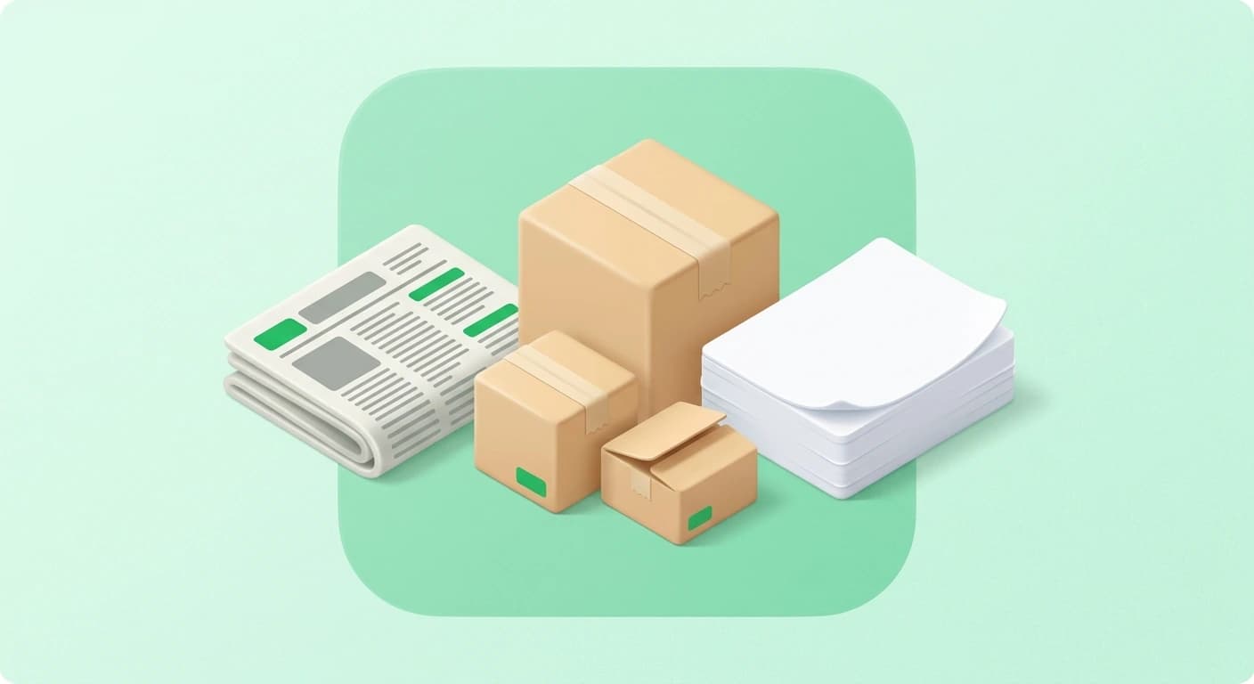 Newspaper & Paper scrap collected by ScrapSale